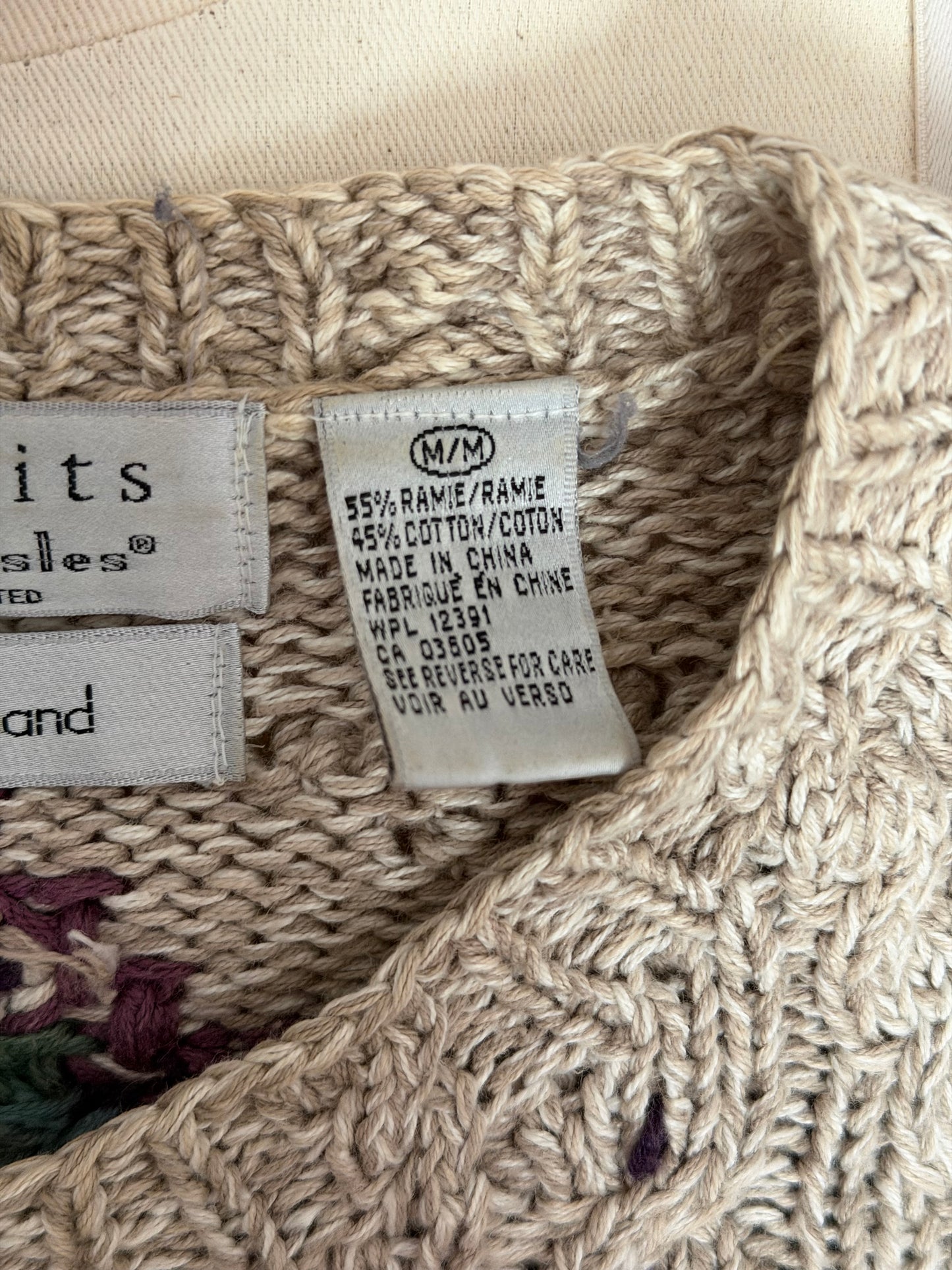 Northern Isles Floral Knit Sweater