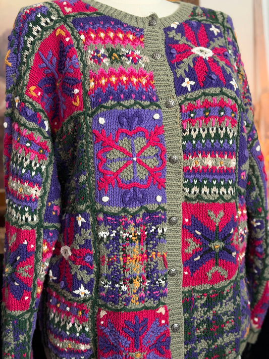 Northern Isles Patchwork Cardigan