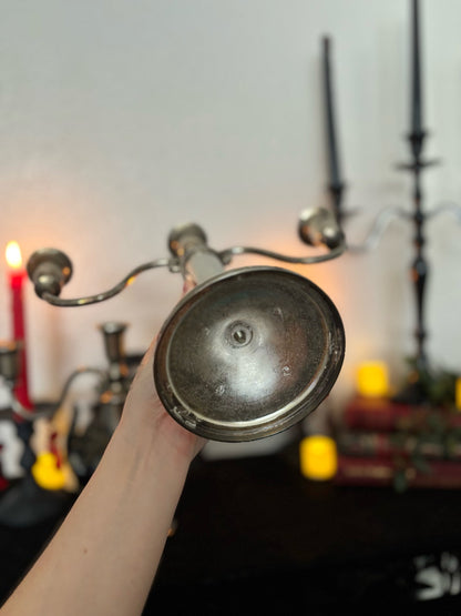 Pair of Silver Candelabras