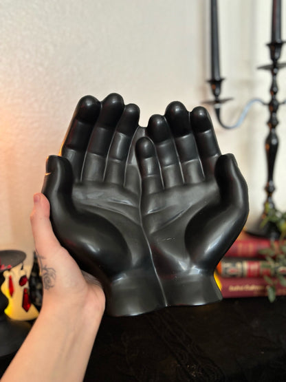 Hands Offering Dish