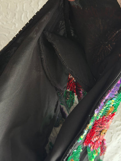 Laurence Kazar Sequin Beaded Blouse