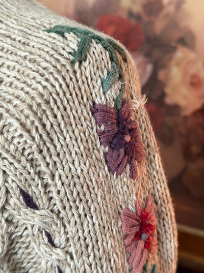 Northern Isles Floral Knit Sweater