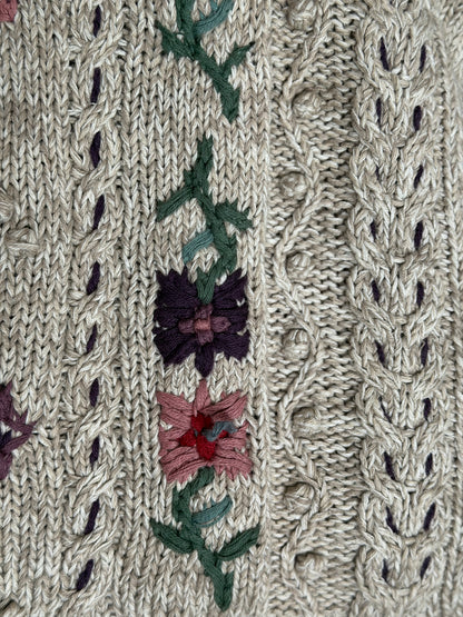 Northern Isles Floral Knit Sweater