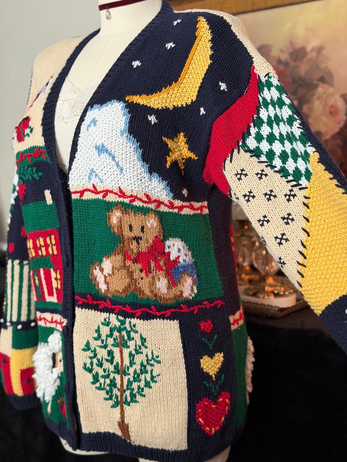 Alexandra Bartlett Patchwork Cardigan
