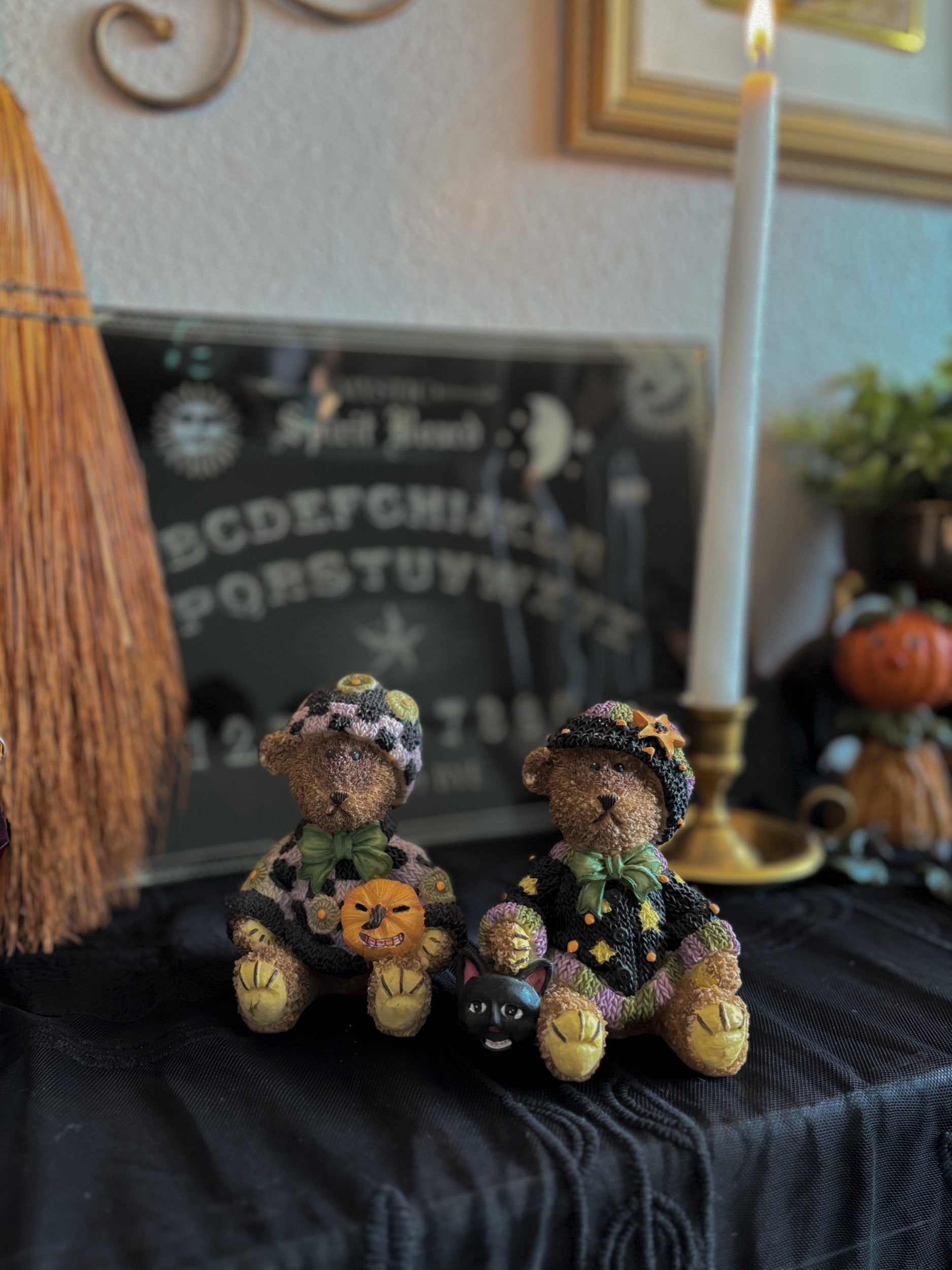 Pair of Halloween Teddy Bears