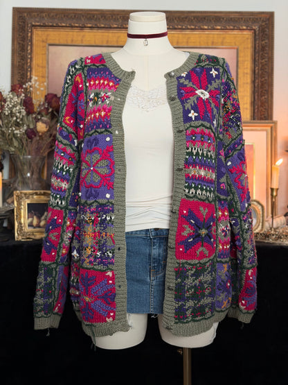 Northern Isles Patchwork Cardigan