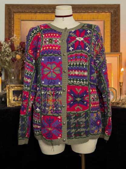 Northern Isles Patchwork Cardigan