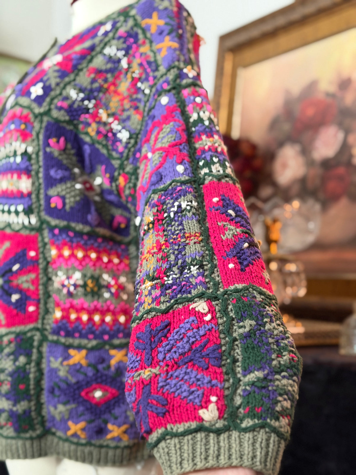 Northern Isles Patchwork Cardigan