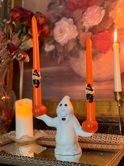 70s Flying Witch Candlesticks
